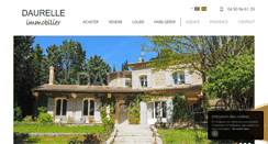 Desktop Screenshot of daurelleimmobilier.com